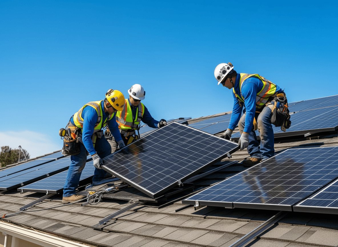 Solar panel removal service